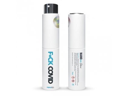 Dezinfekce F*CK COVID, kapesní ve spreji, 10ml, Nanolab