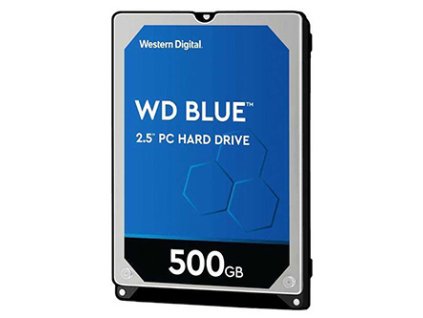 Western Digital interní pevný disk, WD Black, 2.5", SATA III, 500GB, WD5000LPZX, modrý, 7mm