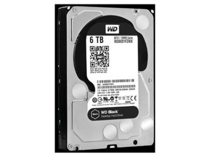 Western Digital interní pevný disk, WD Black, 3.5", SATA III, 6TB, 6000GB, WD6001FZWX