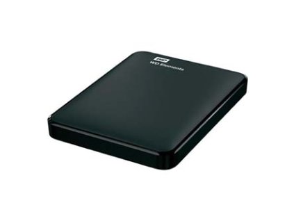 Western Digital externí pevný disk, Elements Portable, 2.5", USB 3.0 (3.2 Gen 1), 1TB, WDBUZG0010BBK, černý
