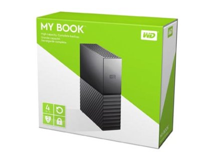 Western Digital externí pevný disk, My Book, 3.5", USB 3.0 (3.2 Gen 1), 4TB, WDBBGB0040HBK, černý