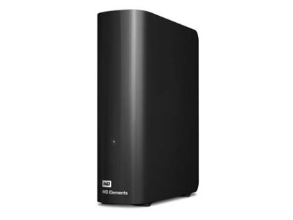 Western Digital externí pevný disk, Elements Desktop, 3.5", USB 3.0 (3.2 Gen1), 4TB, WDBWLG0040HBK, černý