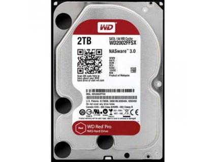 Pevný disk NAS, Western Digital, 3.5", 2000GB, 2TB, WD RED Pro, SATA III, 7200, WD2002FFSX