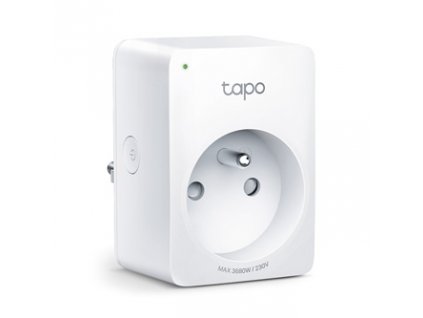 Chytrá zásuvka Tapo P110, dle dosahu WiFi, max. 3680W, bílá, TP-LINK, dálkové ovládání, měření spotřeby, ovládání hlasem