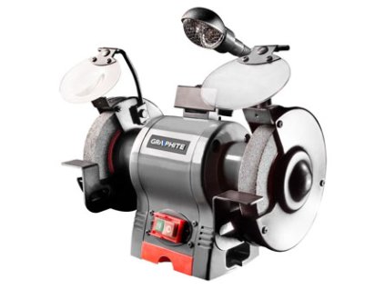 Stolní bruska 59G383, elektrika (kabel), 230V, 3450 ot./min, Graphite