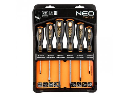 Sada šroubováků, 04-213, S2 ocel, Neo Tools