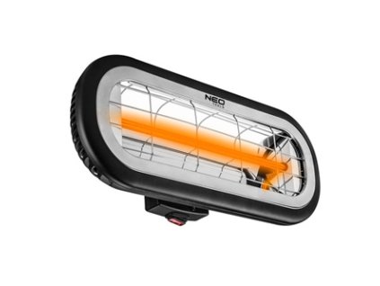 Infra zářič (ohřívač) NEO TOOLS 90-032, 2000W, IP55, Low Glare Amber Lamp, pro vyhřívání podlah a prostor skladů a stavenišť