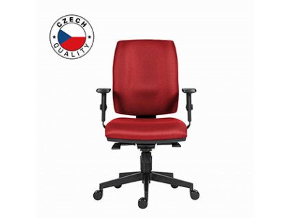 Powerton Kancelářské ergonomické křeslo Hana, Červené