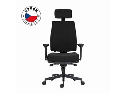 Powerton Kancelářské ergonomické křeslo Jana, Černé