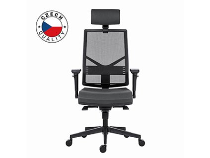 Powerton Kancelářské ergonomické křeslo Marie, Šedé