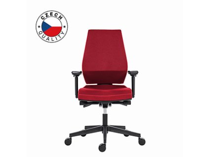 Powerton Kancelářské ergonomické křeslo Sima, Červené