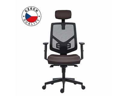 Powerton Kancelářské ergonomické křeslo Tina, Šedé
