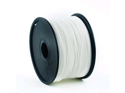 Tisková struna (filament) GEMBIRD, ABS, 1,75mm, 1kg, bílá
