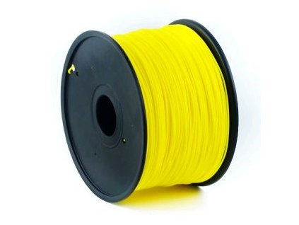 Tisková struna (filament) GEMBIRD, ABS, 1,75mm, 1kg, žlutá