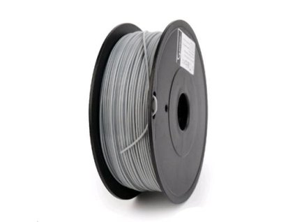 Tisková struna (filament) GEMBIRD, PLA PLUS, 1,75mm, 1kg, šedá