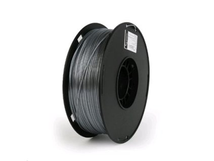 Tisková struna (filament) GEMBIRD, PLA PLUS, 1,75mm, 1kg, stříbrná