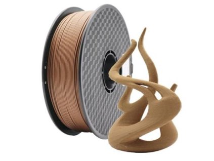 Tisková struna (filament) GEMBIRD, PLA, 1,75mm, 1kg, přírodní dřevo