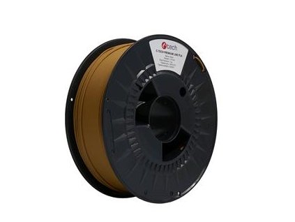 Tisková struna (filament) C-TECH PREMIUM LINE, PLA, dřevo, 1,75mm, 1kg
