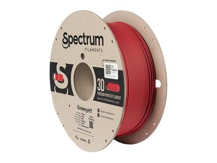Tisková struna (filament) Spectrum GreenyHT 1.75mm Strawberry Red 1kg