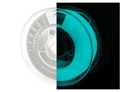 Tisková struna (filament) Spectrum PET-G Glow in the Dark 1.75mm BLUE 1kg