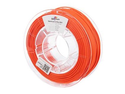 Tisková struna (filament) Spectrum S-Flex 90A 1.75mm LION ORANGE 0.25kg