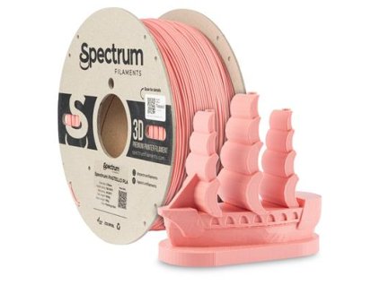 Tisková struna (filament) Spectrum Pastello PLA 1.75mm FLAMINGO RED 1kg
