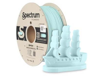 Tisková struna (filament) Spectrum Pastello PLA 1.75mm WATER BLUE 1kg