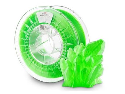 Tisková struna (filament) Spectrum PLA Crystal 1.75mm NEON GREEN 1kg