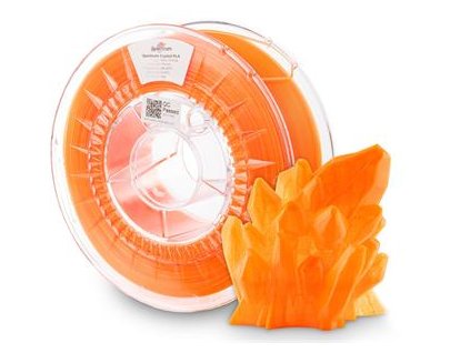 Tisková struna (filament) Spectrum PLA Crystal 1.75mm NEON ORANGE 1kg