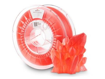 Tisková struna (filament) Spectrum PLA Crystal 1.75mm RASPBERRY RED 1kg