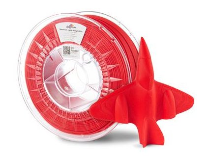 Tisková struna (filament) Spectrum Light Weight PLA 1.75mm PURE RED 1kg