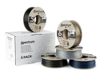 Tisková struna (filament) Spectrum 5PACK PLA Glitter 1.75mm (5x 0.25kg)