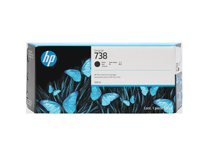 HP originální ink 498N8A, HP 738, černá, 300ml