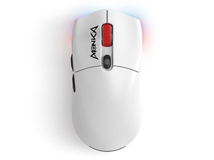 Myš bezdrátová, Marvo MONKA G995W, bílá, optika, 26000DPI