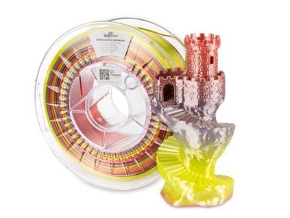 Tisková struna (filament) Spectrum PLA SILK RAINBOW 1.75mm EARTH BLEND 1kg