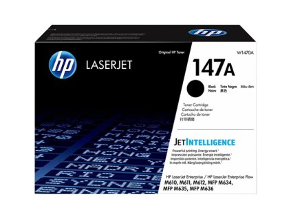 Original Toner Black HP LaserJet Enterprise M610, M611, M612, MFP M634, MFP M635, MFP M636 (147A W1470A)
