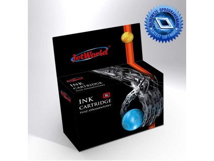 Ink Cartridge JetWorld Cyan HP 924e remanufactured 4K0U7NE (indicates the ink level) (product works with HP+ "e" version devices) (anti upgrade)