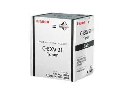 Original Toner Black Canon iR-C2380, iR-C2880, iR-C3080, iR-C3380, iR-C3580 (C-EXV21B, CEXV21B, 0452B002)