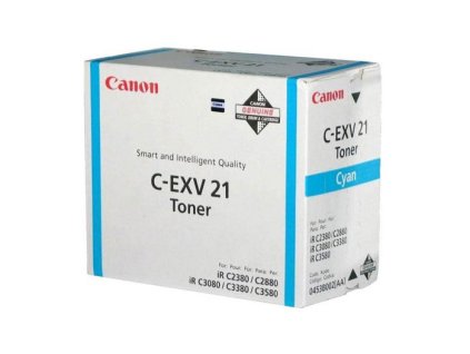Original Toner Cyan Canon iR-C2380, iR-C2880, iR-C3080, iR-C3380, iR-C3580 (C-EXV21C, CEXV21C, 0453B002)