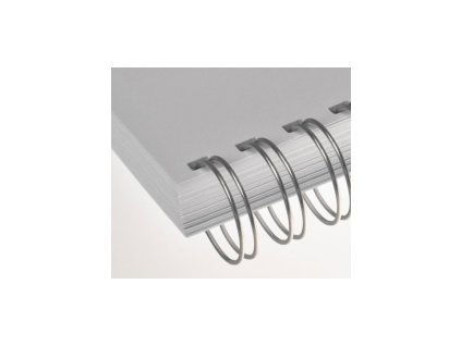 Kovové hřbety RENZ (2/1") 38 stříbrné