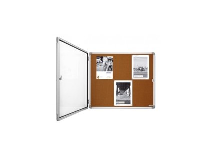 Magnetoplan vitrína korková optimal vnitřní 6 x A4
