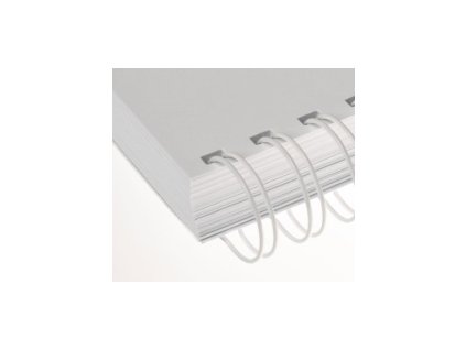 Kovové hřbety RENZ (2/1") 9,5 bílé