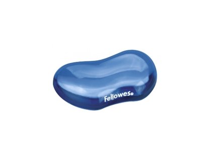 Podložka pod zápěstí Fellowes CRYSTAL gelová modrá