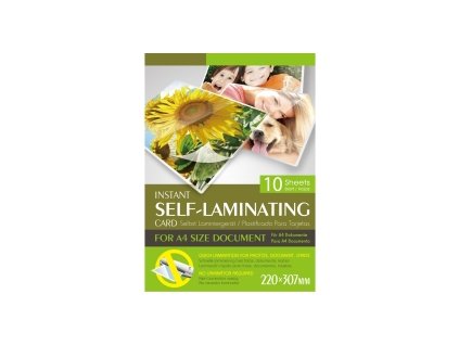 Laminovací fólie A4 175 mic COLD pro OBOUSTRANNOU laminaci za studena