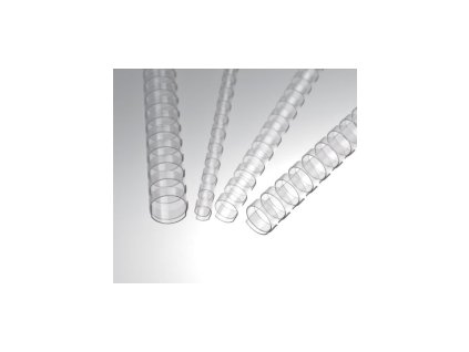 Plastové hřbety 14 čiré