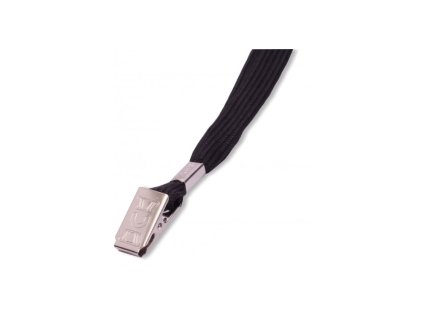 Šňůrka LILY s klipsem černá