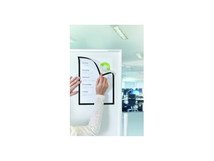 Magnetoplan Magnetofix magnetický rámeček A4 černý (5ks)