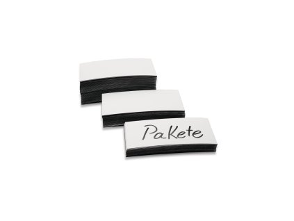 Magnetoplan magnetické etikety bílé 20x100x0,6mm
