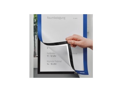 Magnetoplan Magnetofix samolepící magnetický rámeček A4 modrý (2ks)