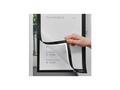 Magnetoplan Magnetofix samolepící magnetický rámeček A4 černý (2ks)